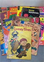 Lot of Vintage Looney Tunes + Disney Comic Books