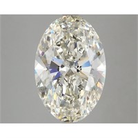 Igi Certified Oval Cut 6.06ct Vs2 Lab Diamond