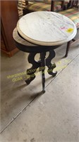 Marble top parlor table