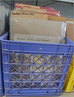 (AB) Crate of vtg advertising