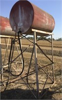 300 Gallon Steel Fuel Tank and Stand