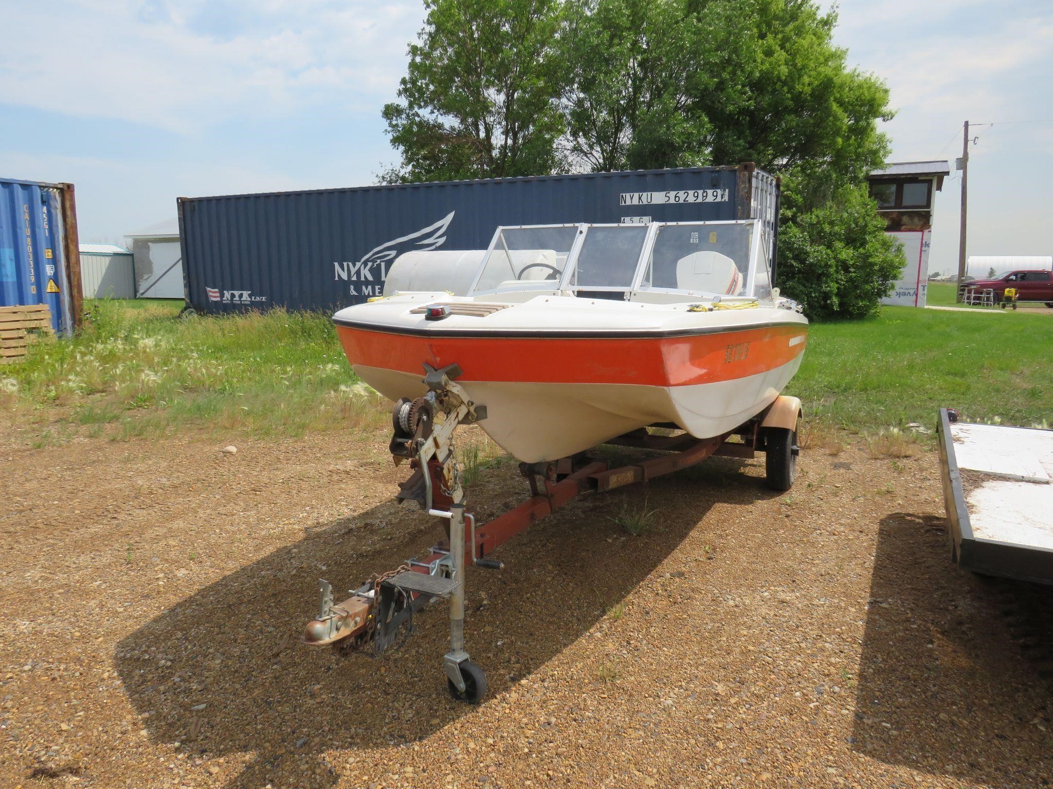 1980 VANGUARD SWINGER 15.5FT. BOAT