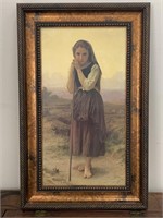 Little Shepherdess Finely Framed Wall Art