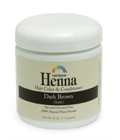 Henna Dark Brown 4oz,17oz,34oz.