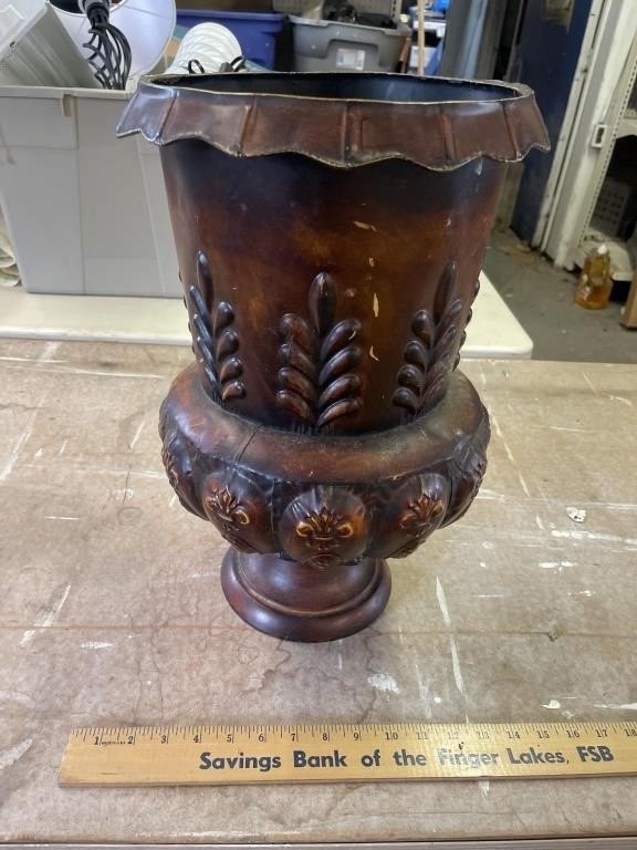 Metal vase