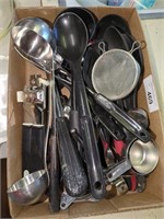 Kitchen Utensils- measuring cups, serving spoons,