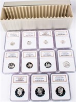 Coin 11 NGC Certified Silver Coins