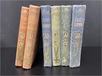 The Elsie Book Set, 6 vintage books
