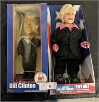BILL AND HILLARY COLLECTOR DOLLS