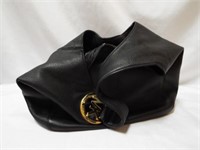 Black Leather Michael Kors Shoulder Bag