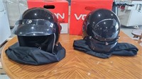 (2) Vcan V504 Helmets