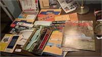 Vintage car flyers and advertising pieces