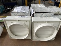 3 Manrose ID 230AT & 3 Manrose Extractor Fans