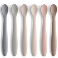 NETANY Silicone Baby Feeding Spoons, First Stage I
