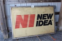 Double sided lighted New Idea sign (73x49)