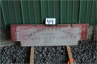 Cockshutt wood sign (34x10)