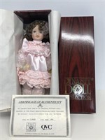 Dynasty doll collection April with certificate o