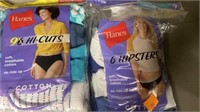 2 pckgs Hanes Size 7 2pks