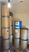 Cardboard barrels/lids :22”H x16”W
Qty 11 , 1
