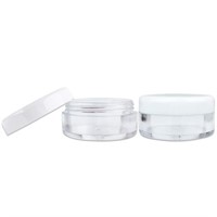 R1170  Acrylic Clear Round Jars, 5g/5ml.