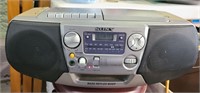 Sony Boom Box-CFDV17-CD Tape and Radio-Works