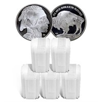 (100) Buffalo Design Silver Rounds- 1oz each