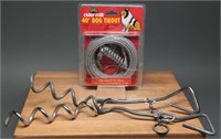 Dog Tie-Out Ground Stakes & 40' Cable