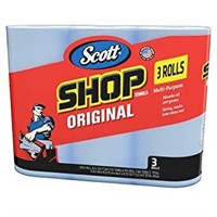New 9 Rolls- Scott Shop Towels, Blue