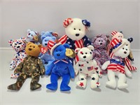 Beanie Babies: Hero, Red White and Blue, Union,