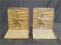 Vintage Little Heiskill Hagerstown metal book ends