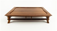 Vintage Japanese Wooden Serving Tray