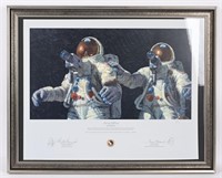 US NASA SIGNED ART PRINT HEAVENLY REFLECTIONS