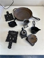 (8) pieces of cast iron