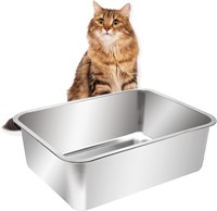 $81 Cat Litter Box 23.6 x 15.7 x 5.9 in