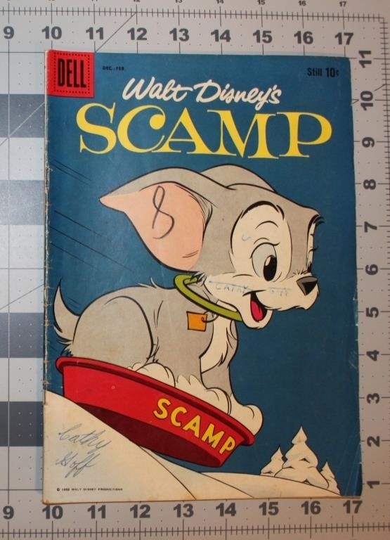 Walt Disney’s Scamp #8 Dec 1958