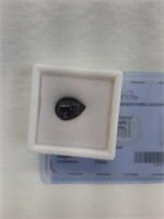 SOUTH AFRICA 7.85 CTS NATURAL CERTIFIED BLUE