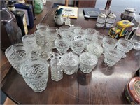 LARGE LOT OF GLASS DISHES