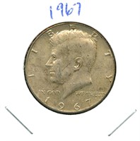 1967 Kennedy Half Dollar - 40% Silver