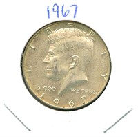 1967 Kennedy Half Dollar - 40% Silver