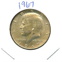 1967 Kennedy Half Dollar - 40% Silver