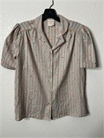 Vintage Femme Button Up Shirt