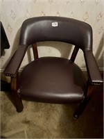 Brown Roller Chair