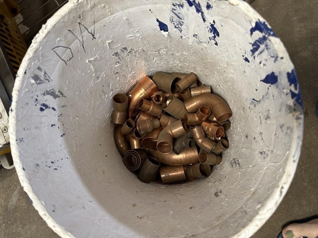 LOT OF COPPER FITTINGS 12.9LBS