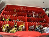 LARGE LOT OF SPINNER FISHING LURES