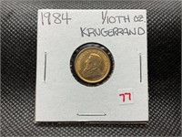 1984 ONE TENTH OUNCE GOLD KRUGERRAND