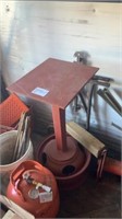 Metal Work Stand - Painted Red