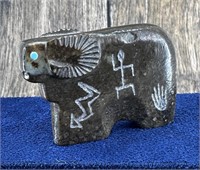 Ulysses Mahkee Zuni Petroglyphs Ram Fetish