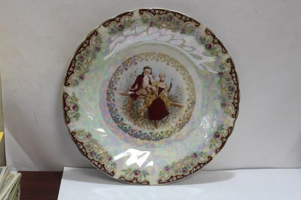 A Japanese Porcelain Portrait Plate