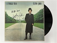 Autograph COA Elton John Vinyl
