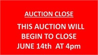 WHEN IS THE AUCTION CLOSING?